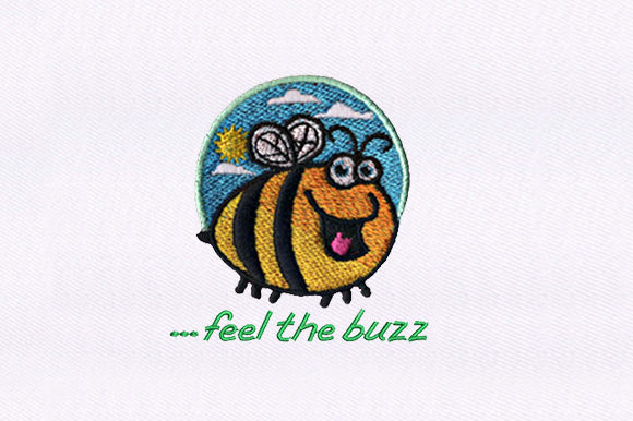 Chirping Honey Bee Embroidery Review for Apparel Projects