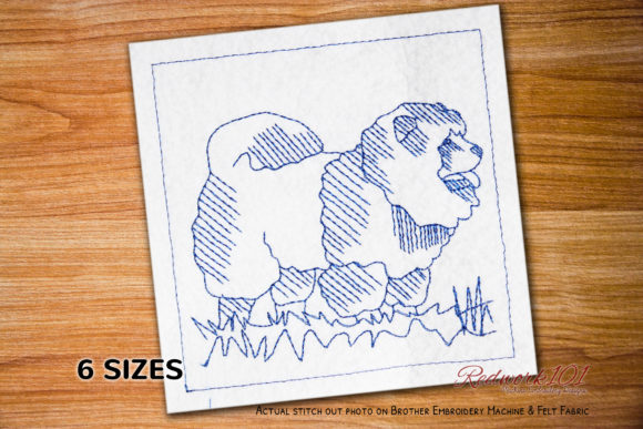 Chow Chow Dog Embroidery Review for Boutique Projects