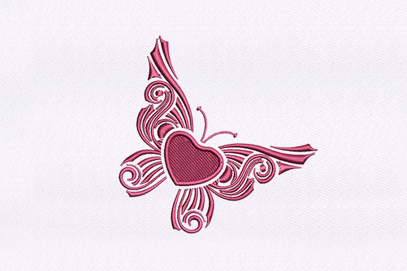 Heart Butterfly Review for Boutique Embroidery Projects