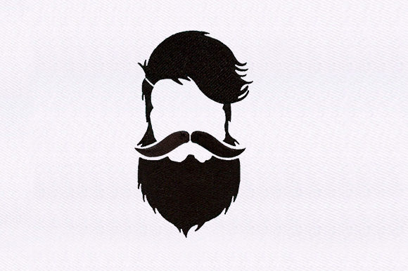 Hipster Man: A Trendy Embroidery Design for Modern Creations