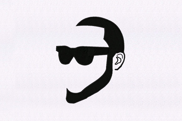 Man Silhouette Embroidery Design Review for Craft Fairs