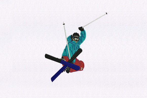 Mountain Skier Embroidery Design Review