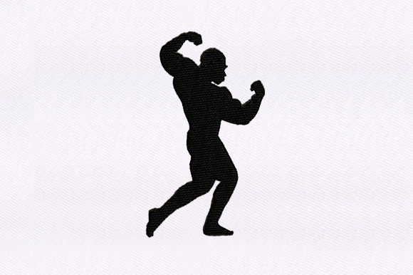 Muscular Man Embroidery Design Review for Etsy Sellers