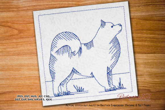 Samoyed Dog Embroidery Design Review